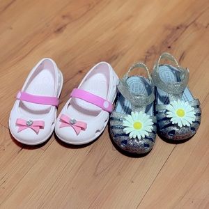 👉👉Girl toddler crocs bundle size 5⭐️⭐️